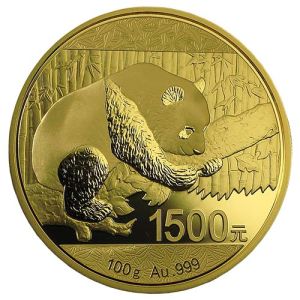 100g Gold Coin China Panda