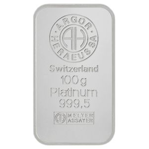 100g Platinum Argor Heraeus