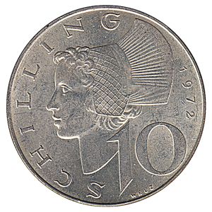 10 Schilling Silver Coin