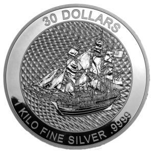 1 kg Silver Coin Cook Islands
