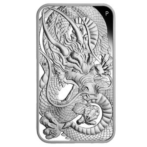 1 oz Silver Coin Rectangle Dragon