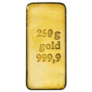 250g Gold Bar - various manufacturers