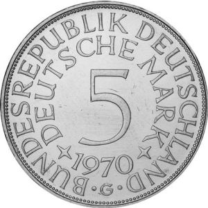 5 Mark German Silver Coin