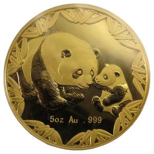 5 oz Gold Coin China Panda