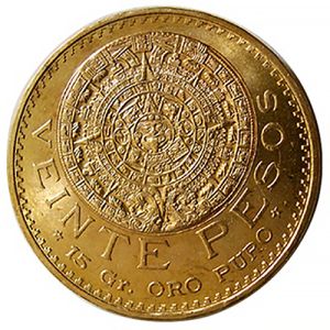 20 Pesos Gold Coin Mexican Centenario