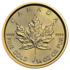 1/4 oz Gold Coin Maple Leaf 