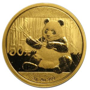 3g Gold Coin China Panda