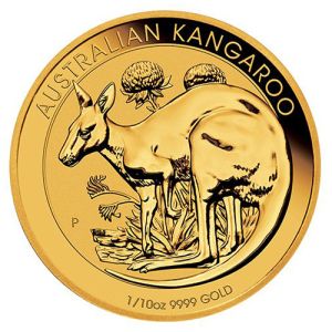 1/10 oz Gold Coin Kangaroo Nugget
