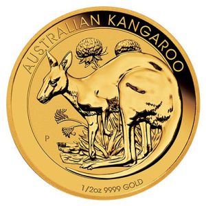 1/2 oz Gold Coin Kangaroo Nugget