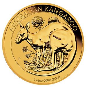 1/4 oz Gold Coin Kangaroo Nugget