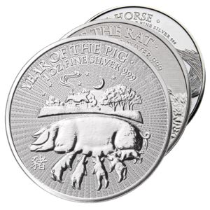 1 oz Silver Coin UK Lunar