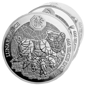 1 oz Silver Coin Ruanda Lunar Series