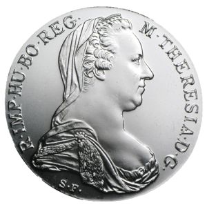 Silver Coin Maria Theresa Thaler