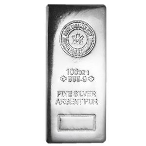 100 oz Silver Bar - various manufacturers